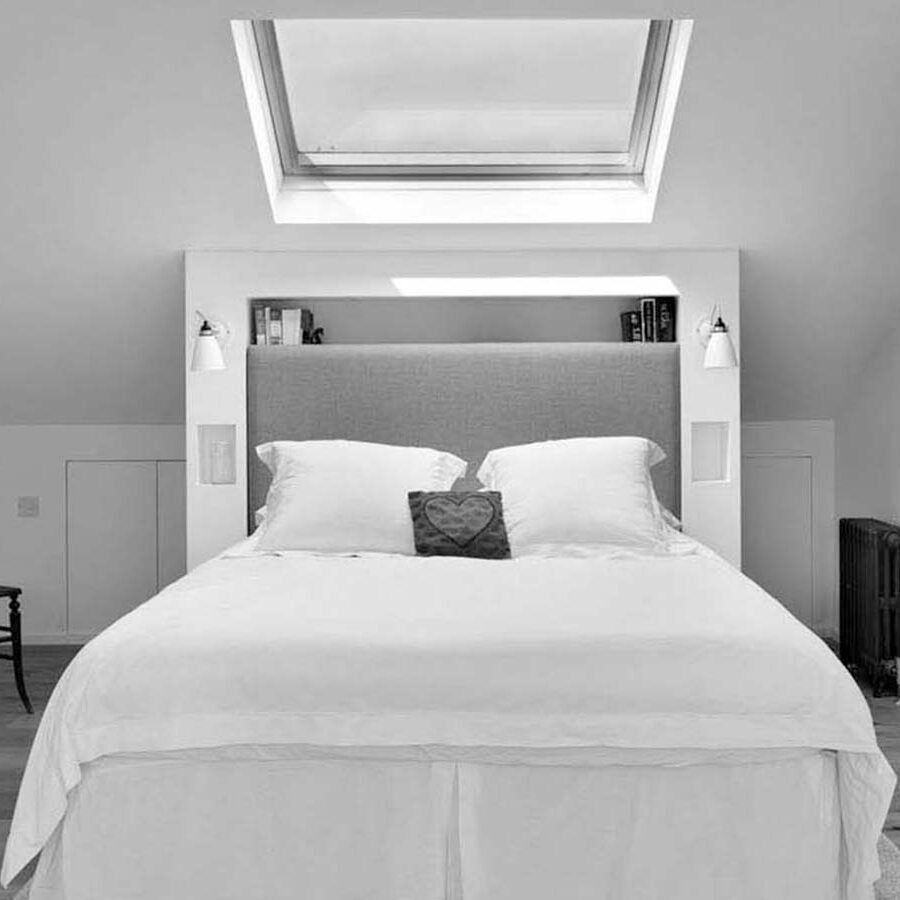 Loft conversions with awesome bed and window